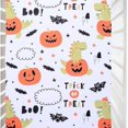 thumbnail image 2 of Cloele Sábana bajera ajustable para cuna de calabaza de Halloween, dinosaurio, para niños y niñas, 1 paquete de sábanas acogedoras para cuna estándar y colchones para niños pequeños, colchón de cuna d, 2 of 4