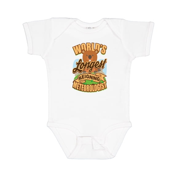 Inktastic Groundhog Day Meterologist Weather Boys or Girls Baby Bodysuit
