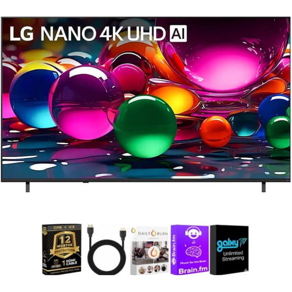 LG 85" NU700 4K Smart TV Bundle, 85NU700BPK1