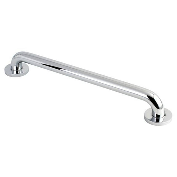 12 in. Meridian Decorative ADA Grab Bar, Chrome