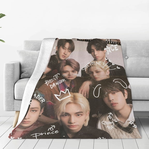 Str-ay Ki-ds Fleece Blanket Super Soft Cozy Throw Blanket 40"X30", Lightweight Fuzzy Comfy Flannel Blanket Warm Plush Throw Blankets For Couch, Sofa, Bed