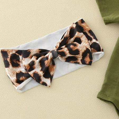 

Cathalem Sweatsuits for Teen Girls Toddler Girls Short Sleeve Cow Letter Prints Romper Bodysuit Shorts With Newly Born Woman Childrenscostume Green 18-24 Months