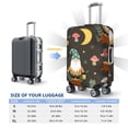 thumbnail image 6 of Bixox Washable Gnome Insect Frog Printed Luggage Cover, Fashion Suitcase Protector Fits for Small luggage, 6 of 8