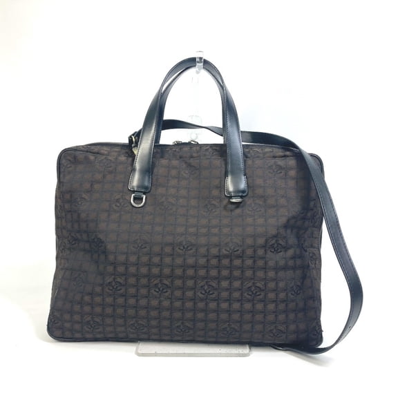 Pre-Owned CHANEL New Travel Line Handbag, Shoulder Bag, 2-Way Business Nylon/Leather,... (Good)