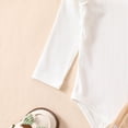 thumbnail image 5 of vastwit Baby Girls Clothes Outfits Infant Long Sleeve Romper Bodysuit & Pants & Headband Set Light Green 12-18 Months, 5 of 7