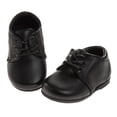 thumbnail image 2 of Josmo Shoes Toddler Boys Lace Up Dress Shoes, Black, 6, 2 of 6