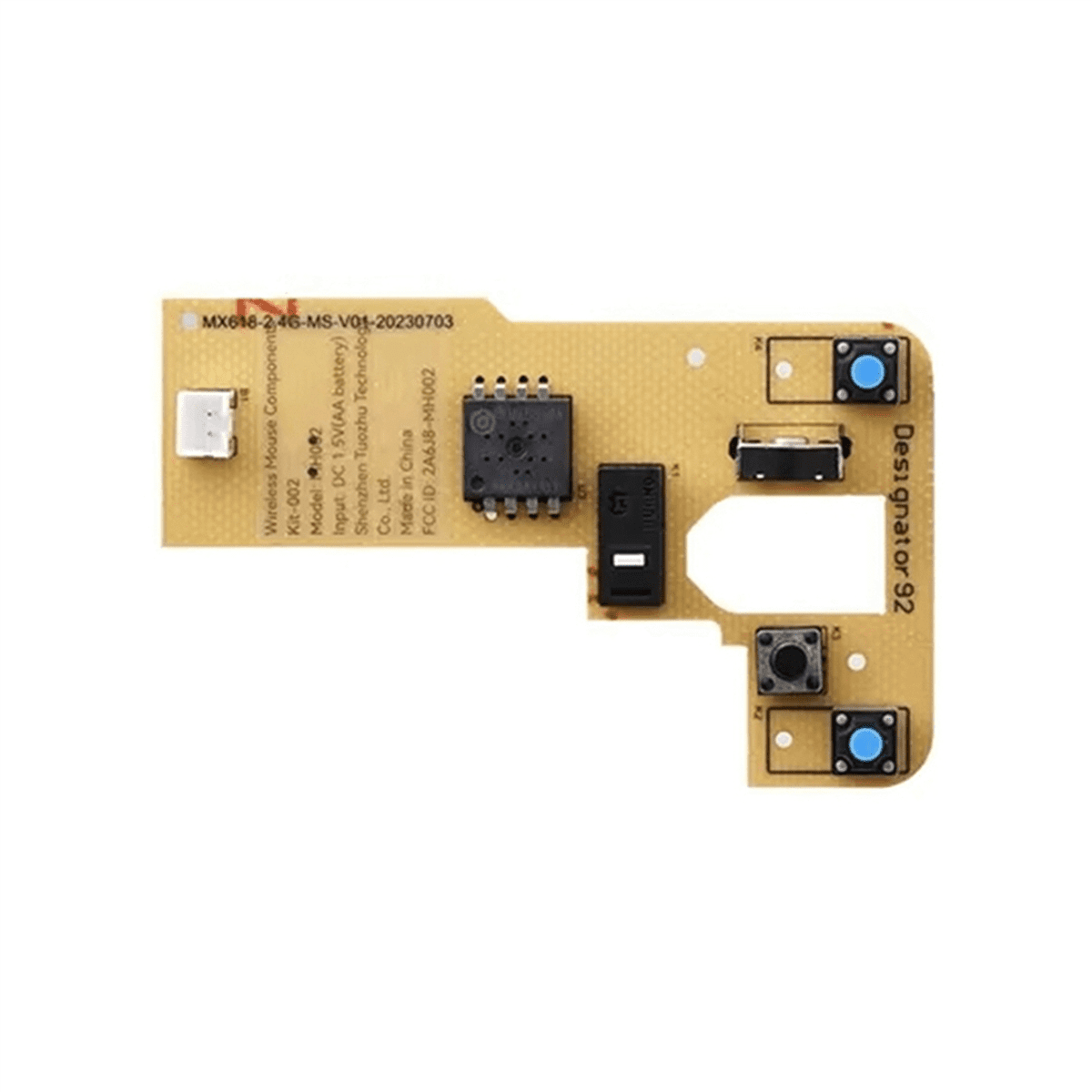 3X for Bamboo Lab DIY 3D Printing Wireless Mouse Kit Model 002 Computer Mouse Components with Printer Parts and Hardware,3 x Wireless Mouse Component Kit