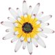 thumbnail image 1 of Metal Flower Wall Decor Iron Flower Wall Art Decor Living Room Wall Hanging Adornment, 1 of 4