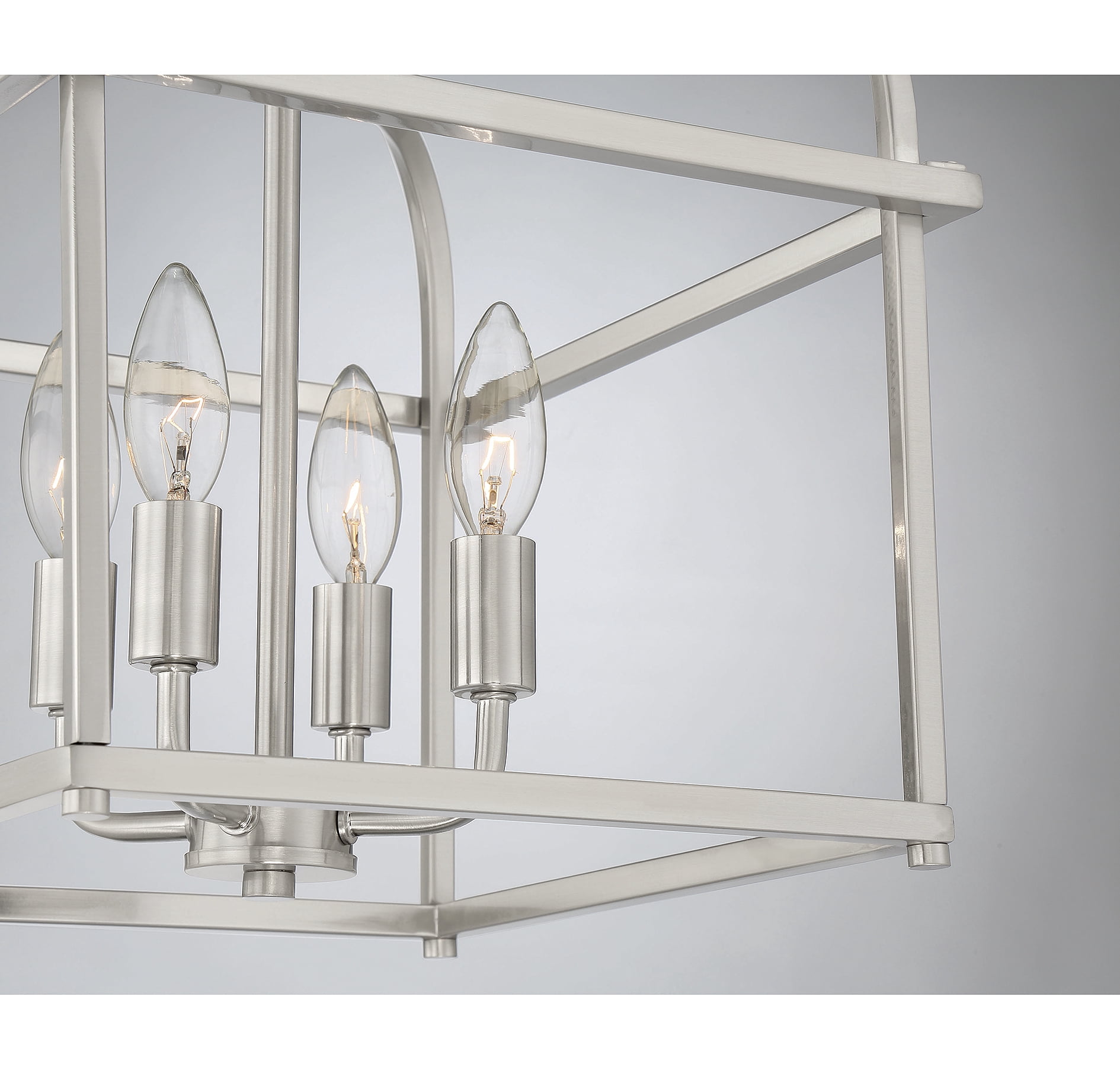 Trade Winds Lighting 4-Light Ceiling Light In Brushed Nickel