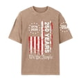 thumbnail image 3 of We the People 250 Anniversary USA Shirts for Men American Flag T-Shirt 4th of July Shirt 250 Years Birthday Patriotic Mens Tops Brown L, 3 of 5