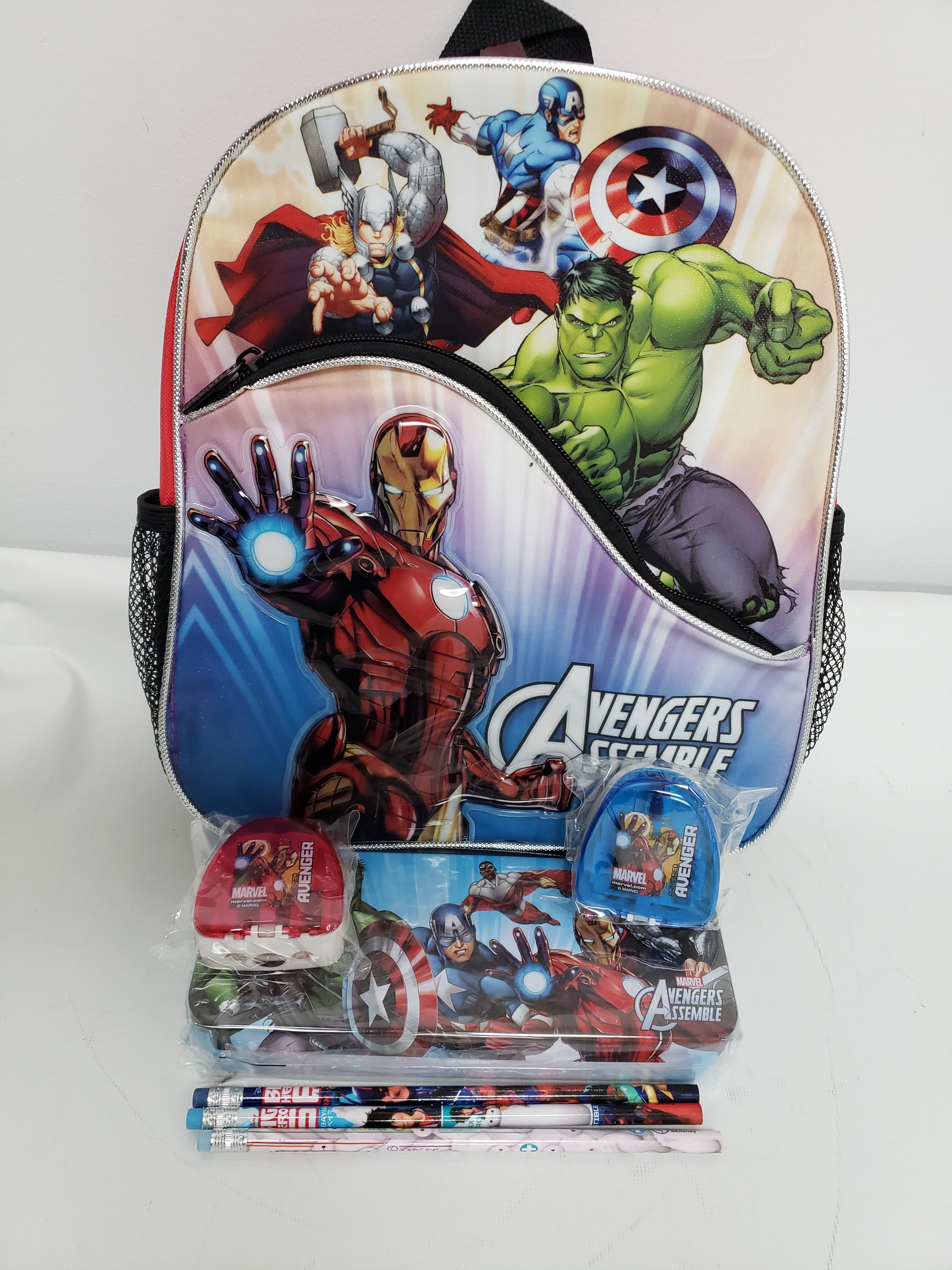 Marvel Avengers Schoolbag Backpack Insulated Lunch Bag Pen Bags Wholesale Purses 