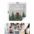 thumbnail image 4 of Grey Christmas Cloth Napkins Set of 8 Reusable Dinner Napkins, Snowflake Xmas Christmas Tree Cocktail Napkin Washable Table Napkins for Wedding/Holiday Party/Baby Shower 20"x20", 4 of 7