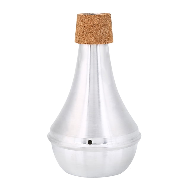 Trumpet Accessory,Aluminum Alloy & Cork Practice Mute Musical Instrument Part Sturdy Construction