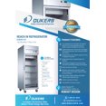 thumbnail image 4 of Dukers 28 cu ft, 1 Glass Door Top Freezer Refrigerator, 4 of 5
