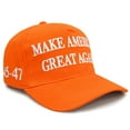 thumbnail image 1 of D T 45 47 Never Surrender MAGA Hat 2024 America Great Hat USA Embroidered Adjustable Baseball Cap Orange, 1 of 9