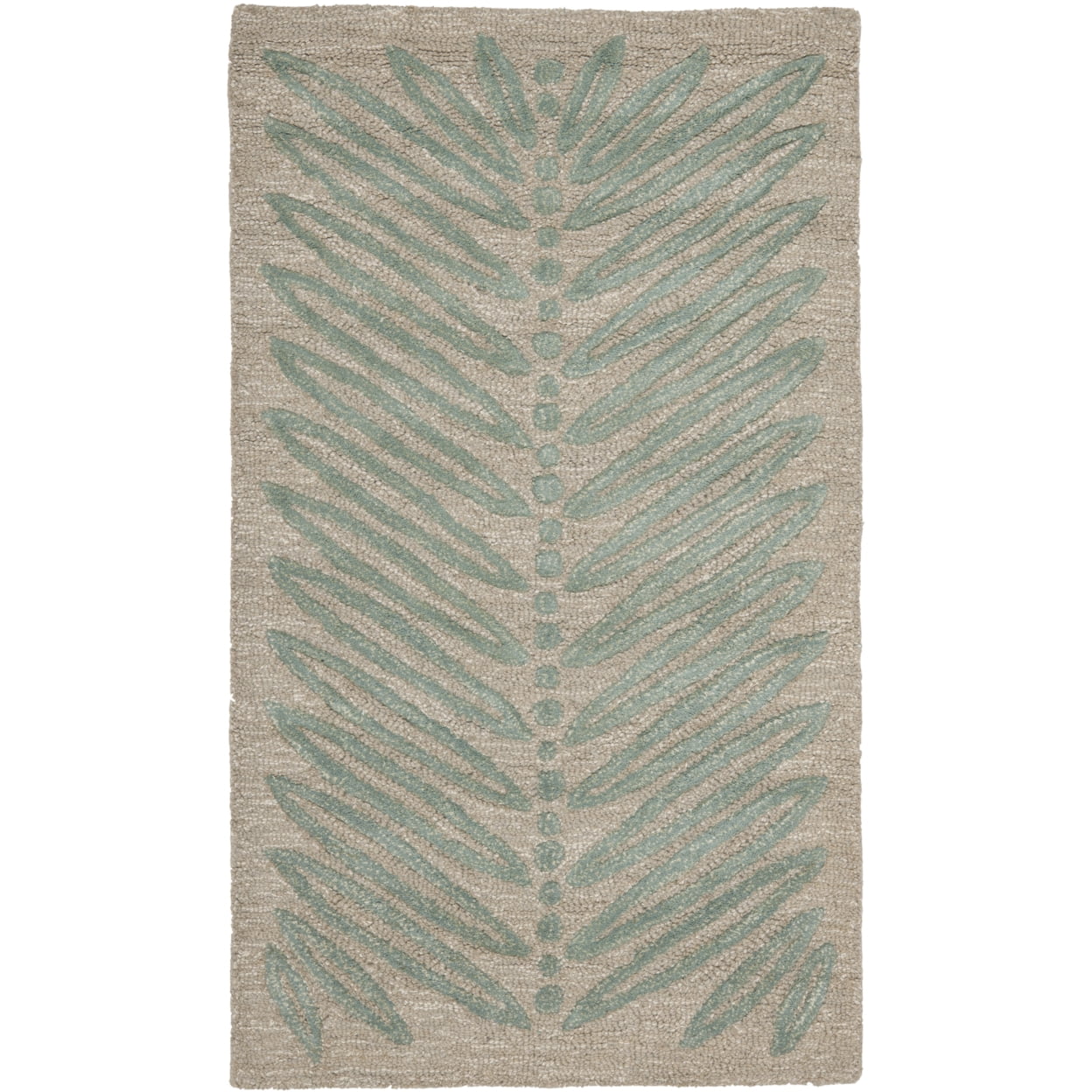 SAFAVIEH Martha Stewart MSR3612C Handmade Blue Fir Rug