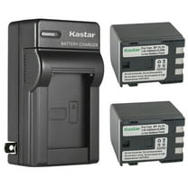 Kastar 2-Pack Battery and AC Wall Charger Replacement for Canon MV800, MV800i, MV830, MV830i, MV850i, MV880X, MV890, MV900, MV901, MV920, MV920i, MV930, MV940, MV950, MV960, MVX20i, MVX25i