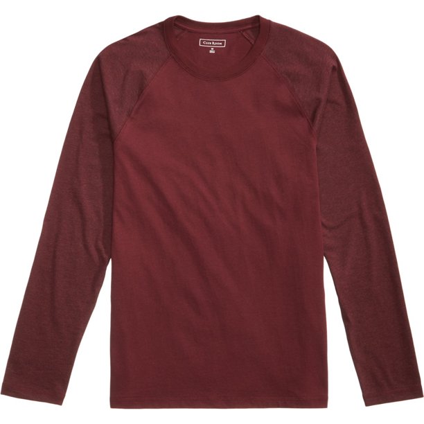 Camiseta básica de algodón para hombre Club Room, rojo, extragrande