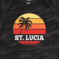 thumbnail image 4 of Inktastic St Lucia Vacation Travel Cruise Boys or Girls Baby Bodysuit, 4 of 5