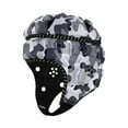 thumbnail image 3 of EHJRE Rugby Helmet Football Helmet Adjustable Scrum Cap Sports Cap Rugby Headguard for Match Training Pitcher Soccer Goalkeeper Hat Black White, 3 of 9