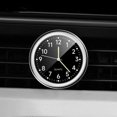 Black tapesMini Car Quartz Clock Electronic Air Outlets Clock Luminous