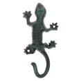 thumbnail image 1 of Gancho de pared Gecko para colgar abrigos de hierro, colgador de pared, colgador de pared antiguo, 1 of 7