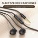 thumbnail image 3 of Auriculares Pisexur para dormir para hombres, auriculares con micrófono, tapones para los oídos con cable para niños, organizador de electrónica., 3 of 3