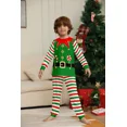thumbnail image 5 of Invierno 2024 mamá hija papá hijo ropa a juego 3D Santa estampado Navidad familia pijamas conjunto bebé perro mameluco Navidad Look pijamas, 5 of 5
