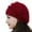 Red, variant on Yigetop Warm Hats for Women Fashion Womens Flower Knit Crochet Beanie Hat Winter Warm Cap Beret Knit Hats for Women Beige One Size