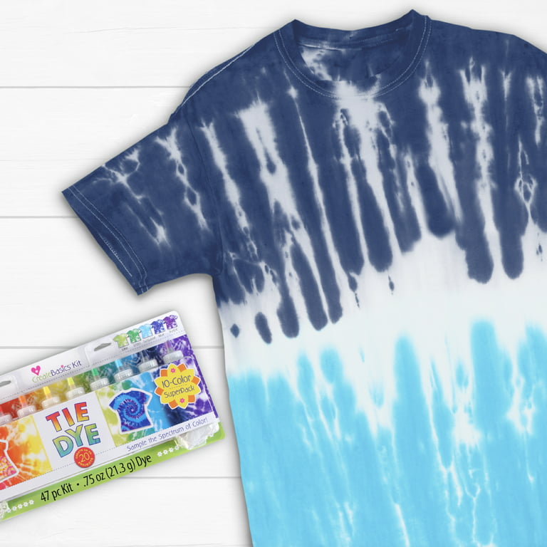 Discovery Kids 10-Color Tie Dye Ultimate DIY Kit, Easy One-Step