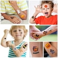 thumbnail image 5 of 10 piezas/juego de pegatinas de Halloween, pegatinas de tatuajes faciales y de mano, suministros de fiesta, regalo para niños, niñas y adultos, bonitas pegatinas de Halloween, divertidos, 5 of 5