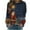 Red 2, variant on Trendy Christmas 3D Pattern Shirts Women's Merry Christmas Crewneck Pullovers Sweatshirt Long Sleeve Loose Shirts Tops for Christmas Gifts