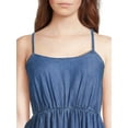 thumbnail image 2 of Time and Tru Women's Sleeveless Tiered Dress with Spaghetti Straps, Sizes XS-XXXL, 2 of 5