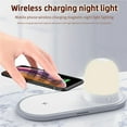 thumbnail image 1 of QualitChoice Wireless Charger with Night Light Universal 10W Fast Charging Pad with Bedroom Table Separate Magnetic LED Lamp, 1 of 1