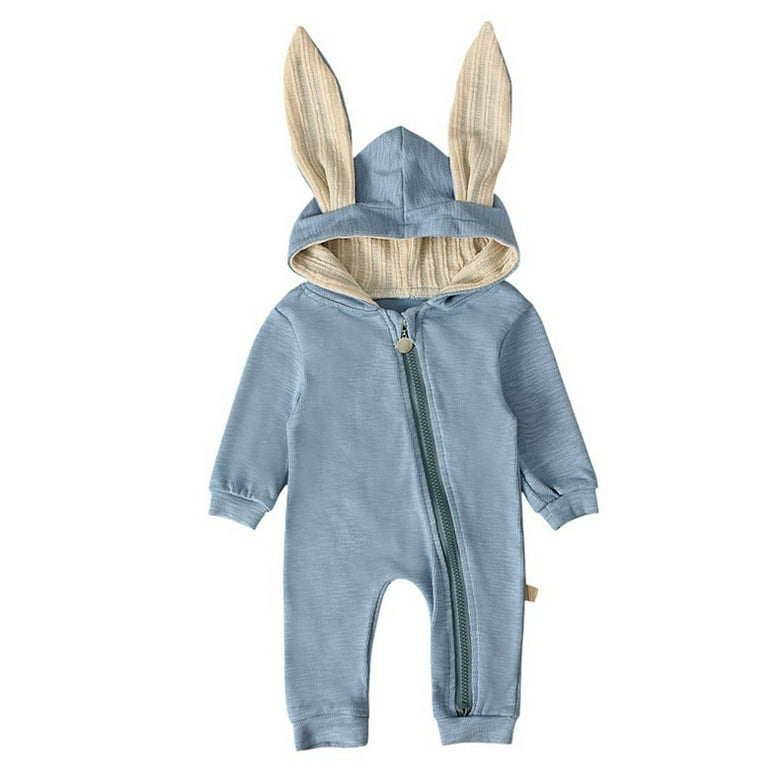 Autumn Winter Newborn Baby Boy Girl Clothes Rabbit Ears Long
