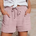 thumbnail image 1 of MKLEKYY Pantalones Cortos Deportivos Holgados De Cintura Alta Para Mujer, De Pierna Recta Y Estilo Casual., 1 of 4