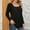 Black, variant on DondPO Long Sleeve Shirts for Women Sweatshirt for Women Women's Long Sleeve T Shirt Fashion Square Neck Tops Solid Color Casual Blouses Womens Tops Plus Size Tops Black L