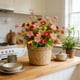 thumbnail image 4 of Plastic Artificial Flowers Outdoor Decoration 28-Head Floral Arrangement for Home Garden Patio, 4 of 6