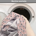 thumbnail image 6 of Flowers Dog Crate Cover, Randomly Arranged Chamomile Floral Motifs Tender Elements Design, Easy to Use Pet Kennel Cover for Medium Large Dogs, 35" x 23" x 27", Blush Purpleblue, by Ambesonne, 6 of 6