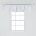 thumbnail image 2 of Ambesonne Nautical Window Valance, Nautilus Shell Like Waves, 54" X 18", White and Dark Ceil Blue, 2 of 3