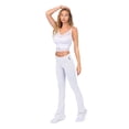 thumbnail image 6 of G-Style USA Women's Bootcut Flare Leggings Yoga Pants 8150 - White - Small, 6 of 6