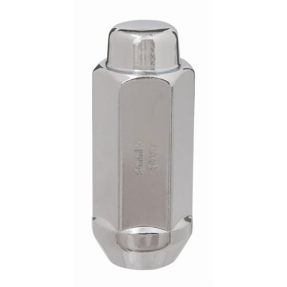 Vista Lug Nuts Lug Nut DPC7812L 1/2 Inch x 20 Right Hand Thread Size; 60 Degree Conical; Acorn Extra Long; 1.90 Inch/48.2 Millimeter Overall Length; 7/8 Inch Hex Size; Chrome Plated; Silver; Steel