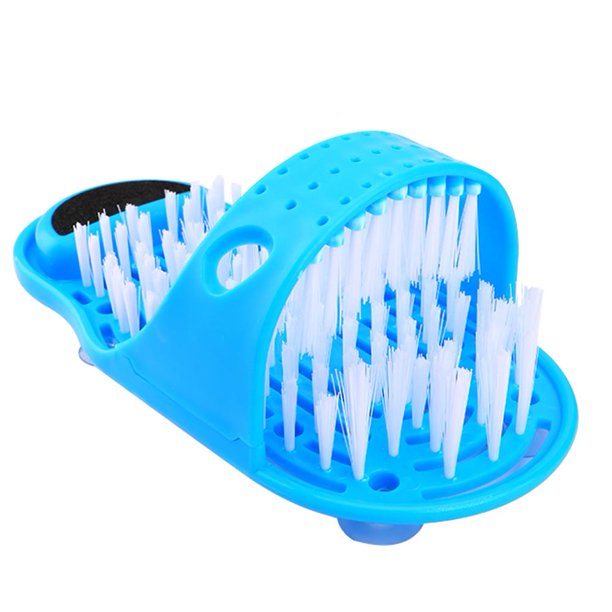 Tebru Foot Cleaning Brush,Shower Bathroom Foot Massage Cleaning Slipper Feet Exfoliating Cleaner