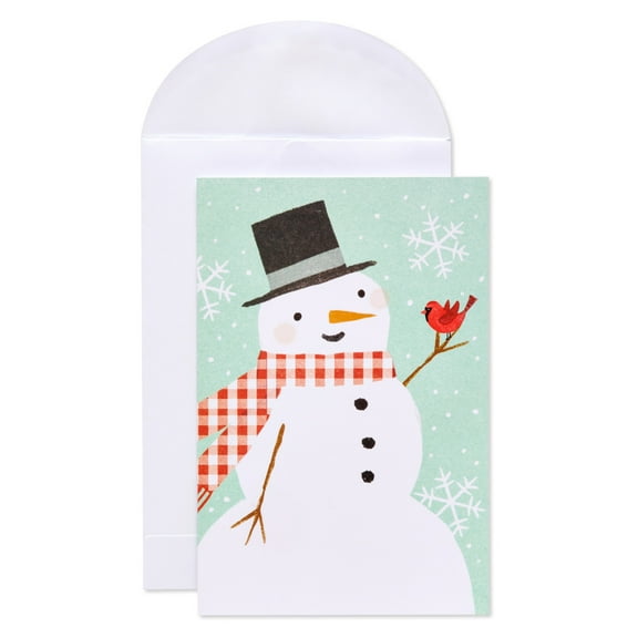 American Greetings Blank Holiday Cards with Envelopes, Snowman (48-Count)