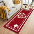 thumbnail image 2 of Runner Rugs 2x6 Ft, Red Valentine's Day Non Slip Area Rugs for Kitchen Bedroom Entryway, Love Heart Spring Floral Roses Washable Carpet Runner Rug Floor Mats for Bedroom Home Decor, 2 of 9