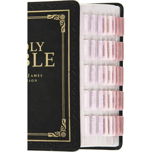 v2croft 75 Bible Index Tabs for Study Bible, Laminated Bible Tabs for Old and New Testament, Color 2