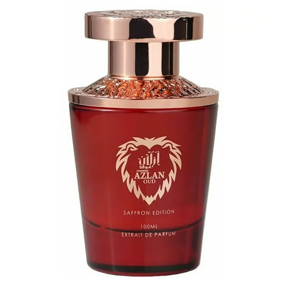 Al Haramain Unisex Azlan Oud Saffron Edition Extrait de Parfum Spray 3.4 oz Fragrances 6291106813357