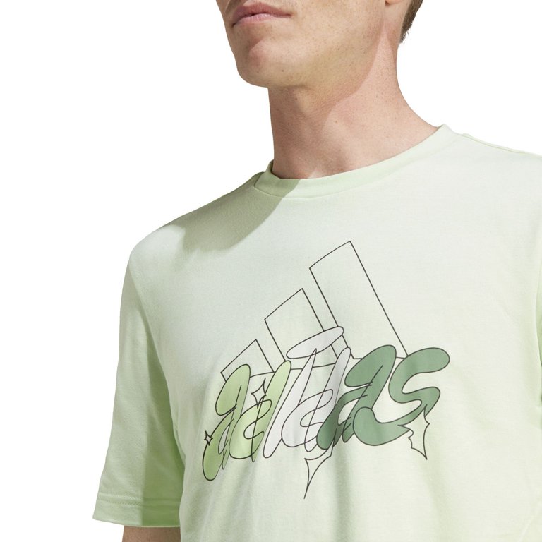 Men's adidas Sportswear Illustrated Badge Graphic Tee Color