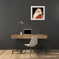 thumbnail image 3 of Pinto, Patricia 15x15 White Modern Wood Framed Museum Art Print Titled - Smiling Santa, 3 of 4