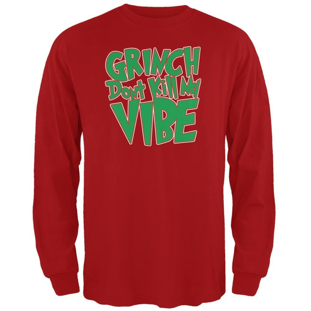 mens long sleeve grinch shirt